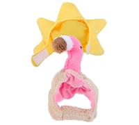 COSMEVIVI 2Pcs Cartoon Pet Hats Warm Dog Cat Cosplay Hats for Parties Soft Cloth Material Breathable Design Adorable Sunflower Flamingo Styles for