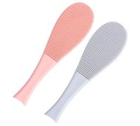 COSMEVIVI 2pcs Cat Tongue Comb Fish-shaped Grooming Massage Brush for Cats Hair Pet Brush for Gentle Deshedding and Bonding