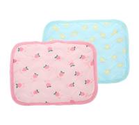 COSMEVIVI 2pcs Cooling Mat for Pets Soft and Safe Hamster Sleeping Cushion Self-cooling Pad for and Guinea Pigs for Cages Sofas and Cars