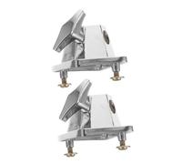 COSMEVIVI 2pcs Floor Tom Leg Clamp Tom Stand Iron Base Drum Kit Mount Bracket Instrument Parts for Drum Set Leg Base