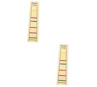 COSMEVIVI 2pcs Fret Finger Guide Sticker Light Yellow Position Marker for Beginner Students Practicing Violas Easy to Adhere Remove Fret Label Accessory