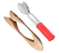 COSMEVIVI 2pcs Funny Music Instruments Musical Spoon Metronome Wooden Spoons Music Instruments for Education