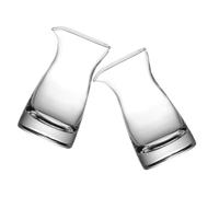 COSMEVIVI 2pcs Glass Creamer Pitcher Milk Dispenser Pourer Sauce Kettle Syrup Pitcher Mini Carafe Coffee Mug Tea Japanese Sake Decanter for Condiments