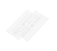 COSMEVIVI 2pcs Heat Resistant Glass Fire Alarm Manual Switch Cover Clear Break Glass Emergency Alarm Panel Replacement Easy to Install Fire Safety Device for Various Scenarios