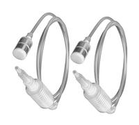 COSMEVIVI 2pcs Manual Siphon Pumps with Filter Screen Fuel Transfer Hose for Gasoline Oil Water and Fish Tank Liquids Lightweight Hand Pump for Efficient Fluid Extraction and Clogging