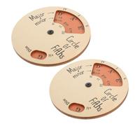 COSMEVIVI 2pcs Melody Tool for Guitar Ukulele Piano Wooden Melody Tools Circle of Fifths Wheel Chord