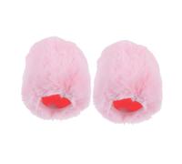COSMEVIVI 2pcs Microphone Cover Plush Windproof Lightweight Artificial Wool Protective Cover Compatible for Sennheiser Mk4 Mk8 Suitable for Ktv and Office