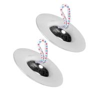 COSMEVIVI 2pcs Mini Finger Cymbals for Boys and Girls Small Cymbals Musical Toy Instruments for Year Olds Educational Drum