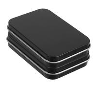 COSMEVIVI 2pcs Refillable Floss Case with Portable Lightweight Rectangular Tinplate Design for Outdoor Activities and Family Use Dental Floss Picks Dispenser Storage Box