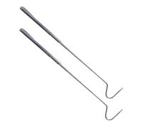 COSMEVIVI 2pcs Retractable Snake Catcher Hooks Reptile Grabbing Tool Lightweight Portable Snake Catching Hooks for Safe Handling Reptiles