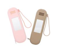 COSMEVIVI 2pcs Silicone Makeup Brush Holder Bag Travel Makeup Brush Organizer Quilted Design