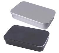 COSMEVIVI 2pcs Sliding Lid Bird Snack Box Food Feeder for Wild Birds Portable Training Case Push-pull Lid Design and Convenient for Outdoor Use
