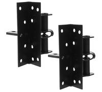 COSMEVIVI 2pcs Spring Loaded Door Hinge Automatic Self Closing Door Closer Hinge with Invisible Design Smooth and Quiet Operation Black Iron for Offices and Clubs