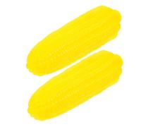 COSMEVIVI 2pcs Squeaky Dog Chew Toy Interactive Corn Design for Puppies and Dogs Bite Resistant Pet Playtime Toy Engaging and Fun Chewing for Pets