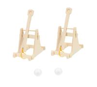 COSMEVIVI 2pcs Stem Science Catapult Kit for DIY Assembly Educational Model for Hands Learning Enhances Coordination Thinking Analytical Skills Technology Craft Project