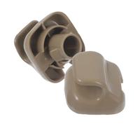 COSMEVIVI 2pcs Sun Visor Hook Clips for Car Interior Tailored Makeup Mirror Fixing Brackets Compact Vehicle Accessories for Secure Visor Retention and Easy Installation
