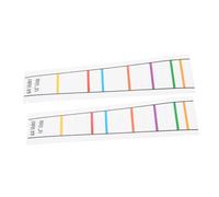 COSMEVIVI 2pcs Transparent Violin Finger Position Decals for Violins Essential Stickers for Beginners Learning Finger Placement and Scales Practical Decals for Quick of Techniques