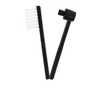 COSMEVIVI 2pcs Vinyl Record Needle Cleaning Brush Set Bristles Anti-static Turntable Stylus Cleaner for Vintage Record Players Black Round Brush
