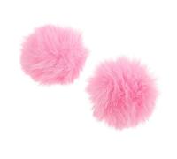 COSMEVIVI 2pcs Windproof Plush Cover for Microphone Supple Plush Mic Cover Mic Protector for Microphone Accessories for Gaming