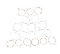 COSMEVIVI 3 Sets Guitar String Replacement Kit Stainless Steel Acoustic Strings for Beginners Professionals Versatile Durable Easy Installation for Various Music Styles
