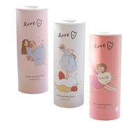COSMEVIVI 3pcs Car Tissues Tube Printed Cylinder Tissue Roll with Sturdy Structure and Wood Pulp Paper in Car and Office Round Elegant Facial Wipes