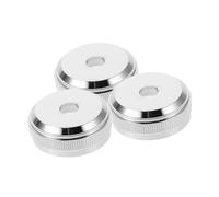 COSMEVIVI 3pcs Metal Construction Trumpet Accessories Kit Trumpet Valve Piston Bottom Screws Top Valve Caps for Repair