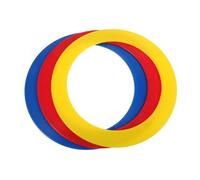 COSMEVIVI 3pcs Professional Circus Act Rings Hand Tossing Juggling Rings for Acrobatic Shows and Circus Troupe Performance Juggling Props Set