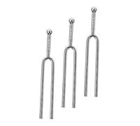 COSMEVIVI 3pcs Tuning Fork for Guitar Standard a Tuning Forks Violin Tools Metal Material