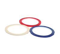 COSMEVIVI 3pcs Violin Fretboard Stickers Marking Tape for Beginners Easy to Apply Decals White Red and Blue for Enhanced Practice and Learning Efficiency