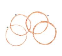 COSMEVIVI 4pcs Bass Strings Metal Replacement Strings for Wooden Bass Guitar Durable and Lightweight for Beginners and All Players