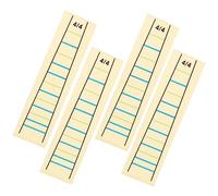 COSMEVIVI 4pcs Professional Violin Stickers Violin Fretboard Sticker Indicators for