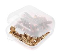 COSMEVIVI 50pcs Pickguard Screws Iron Mounting Screws for Electric Guitar and Bass and Stylish Guitar Accessories Easy Installation for Instruments