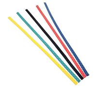 COSMEVIVI 5pcs Heat Shrink Handle Wrap Anti-skid Rod Sleeves for Fishing Tennis Rackets Lightweight Grip Tubing