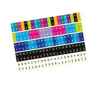 COSMEVIVI 5pcs Kalimba Note Stickers Musical Scale Decals for Beginners Easy Application for Learning Kalimba Non-residue Removal Accessories for Music Enthusiasts