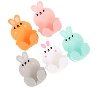COSMEVIVI 5pcs Multi-Functional Power Plug Hook Self Adhesive Abs Material for Space Saving and Organising Cords on Walls in Kitchen or Office