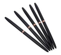 COSMEVIVI 5pcs Nail Design Brush Set for Nail Art Salon Featuring Easy to Grip Aluminium and Copper Pens with Stylish Appearance, for Precise Line Drawing and Portable for Carrying in Your