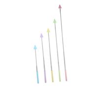 COSMEVIVI 5Pcs Telescopic Teaching Pointer Sticks Handheld Presenting Rods for Classroom Reading and Presentation Smooth Polished Surface Creative Educational Indicator for Teachers and