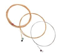 COSMEVIVI 6pcs Acoustic Guitar String Set Strings for Folk Guitars Easy Replacement for Beginners and Professionals Sound Quality and Rich Tones