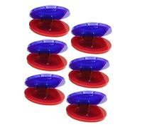 COSMEVIVI 6Pcs Castanet Percussion Instruments for Early Music Education Smooth and Safe for Rhythm Development and Confidence Building
