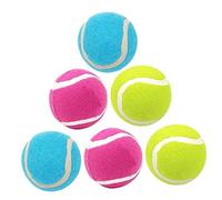 COSMEVIVI 6pcs Dog Tennis Balls Chuck Dog Ball Alternative Fetch for Active Rolling for Puppies