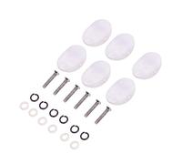 COSMEVIVI 6pcs Electric Guitar Tuning Peg Buttons Semicircle Machine Head Caps Replacement Knobs for Precise String Adjustment and Stable Sound Performance
