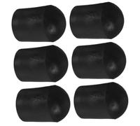 COSMEVIVI 6pcs Endpin Caps Non- Rubber Protectors for Floor Easy to Use Endpin Stoppers Accessory for Musical Instruments