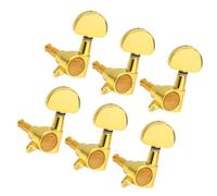 COSMEVIVI 6pcs Large Handle Guitar Tuning Pegs Replacement for Electric Wooden Guitar Lr Tuning Keys