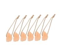 COSMEVIVI 6pcs Natural Pink Salt Lick Block for Horses Cattle Deer Livestock Organic Mineral Source with Rope Each Convenient Access for All Animals