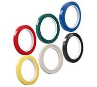 COSMEVIVI 6pcs Violin Finger Position Stickers Pvc Tape for String Instruments Learning Position Guide, Multi-colour Fingerboard Decals for Viola Cello Practice