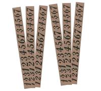 COSMEVIVI 6sheets Ethereal Drum Decals Note Scale Stickers Practicing Tool for Tongue Drum Accessories Learning Helper