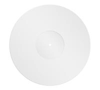 COSMEVIVI Acrylic Record Mat for Turntable White Vinyl Slipmat Protective Pad for Record Player Static Reducing Mat Acrylic Material for Home Audio Setup