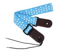 COSMEVIVI Adjustable Cotton Ukulele Strap Leather Head for Ukulele Adult and Boy Uke Players for Concerts and Performances