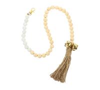COSMEVIVI Beaded Dog Doorbell Rope Pet Training Tool for Potty Training Stylish Hanging Bell Snap Design Fits Door Handles for Dogs and Home Decor