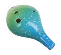 COSMEVIVI Beginner Style Ocarina Ethnically Decorative Pure Sound Portable Ceramic Wind Instrument for Music Lovers